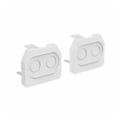 REGIOLUX Endkappe SDTES 18200235100 | Stirnseite IP54/IP64 | Zubehör Paar | Kunststoff | weiß | 68,47x55,5mm