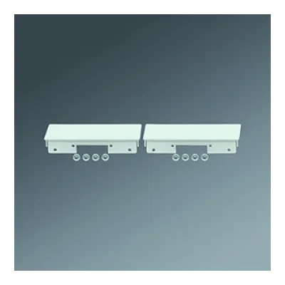 Regiolux Endkappe CUS-1 | 60491005100 | Stirnseite für procube 1-lampig | Stahl | 108x19x43 mm | weiß