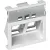 Bild: Rehau Keystone-Träger BRK Key B45 rws | SIGNA IN 6121090 | Zentralplatte 45x45 mm | Kunststoff | reinweiß RAL9010