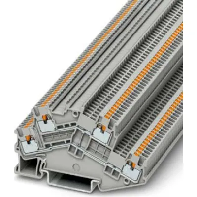 Phoenix Contact Doppelstock-Reihenklemme PTTBS 1,5/S 3214657 | 2 Etagen | Push-in | 0,14-1,5 mm² | 16A | 500V | grau