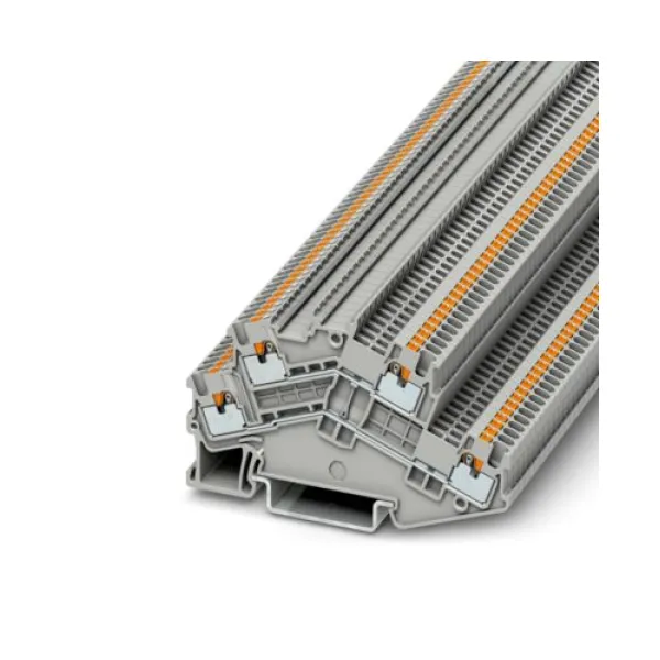 Phoenix Contact Doppelstock-Reihenklemme PTTBS 1,5/S 3214657 | 2 Etagen | Push-in | 0,14-1,5 mm² | 16A | 500V | grau