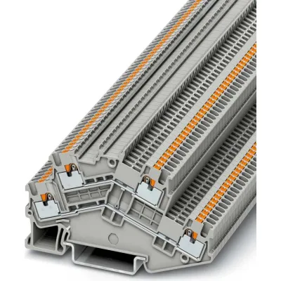 Phoenix Contact Doppelstock-Reihenklemme PTTBS 1,5/S 3214657 | 2 Etagen | Push-in | 0,14-1,5 mm² | 16A | 500V | grau