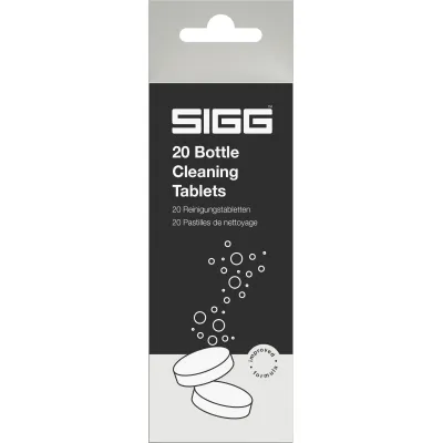 SIGG Reinigungstabletten 6044.40 | Bottle Clean Tablets | 20 Stück | für Flaschen & Becher | umweltfreundlich | duftfrei