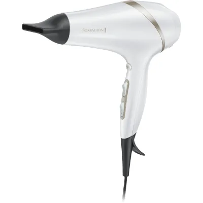 Remington Haartrockner AC8901 HYDRAluxe | 2300 Watt | Ionen-Funktion | AC-Motor | Diffusor | Stylingdüse | Weiß