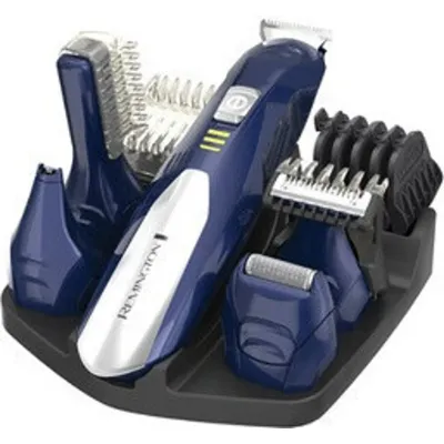 Remington Haarschneider & Body Trimmer PG6045 | 5-in-1 Set | Titan-Klingen | Kabellos | 40 Min Laufzeit | Blau/Silber