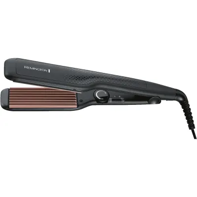 Remington Kreppeisen S3580 Ceramic Crimp 220 | Zick-Zack Wellen & Volumen | 37mm Platten | Keramik-Turmalin | 150–220°C