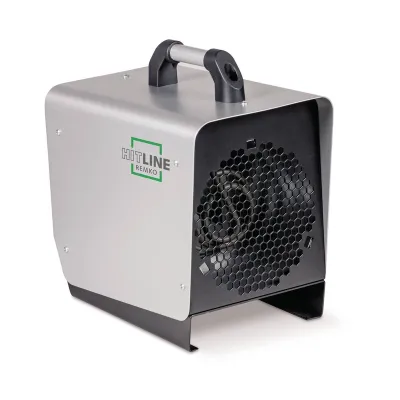 Remko Elektro-Heizautomat EM 2000 | 2 kW | 220 m³/h | Raumthermostat | mobil | Edelstahl | 230 V | Silber