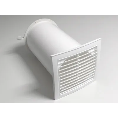 Remko Wanddurchführung 1613112 für MKT 255-295 Eco/SKM 260 Eco | Ø162 mm | max. 460 mm Wandstärke | Außengitter