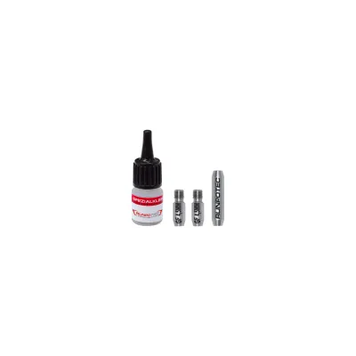 Runpotec Reparatur-Set 20250 | Glasfaserstab Ø 4,5 mm | Gewinde RTG Ø 6 mm | 4-teilig | Edelstahl | Spezialkleber 3g