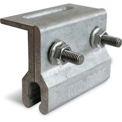 K2 Systems Stehfalzklemme 2002118 RibRoof 465 | Blechfalzklemme für Zambelli Metalldach | Aluminium | 12 mm