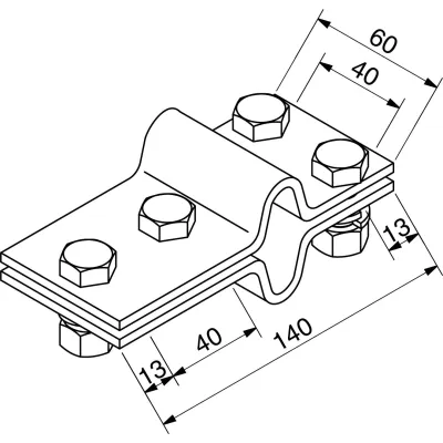 RICO Trägerlasche 16J7-A