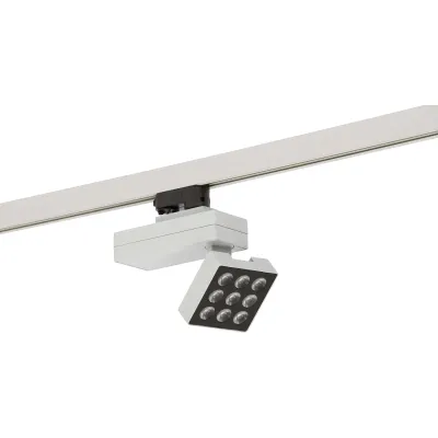 RIDI LED-Schienenstrahler KARO-S 2500-830 M-FSW-DA | 26W | 2440lm | 3000K | DALI dimmbar | schwarz | engstrahlend