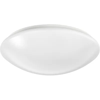 RIDI LED-Deckenleuchte RUFO-ECO2 0420890 | Anbauleuchte IP40 | 20W | 2500lm | 3000-4000K | Ø360mm | Stahl | Weiß