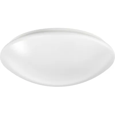 RIDI LED-Deckenleuchte RUFO-ECO2 0420891 | Anbauleuchte | rund 460 mm | 20W | 2500lm | 3000-4000K | CRI 80-89 | weiß