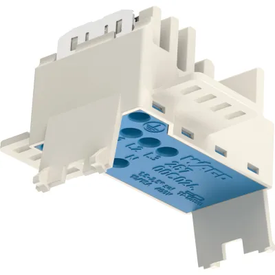 RIDI Netzeinspeiseteil VL2NE-5S End-Einspeisung LINIA EVO | 5-polig | eindrähtig | IP20/IP54 | grau