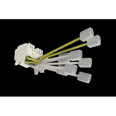 RIDI Netzeinspeiseteil VL2NE-6F 2200016 | End-Einspeisung | 6-polig | flexibel | IP20/IP54 | grau