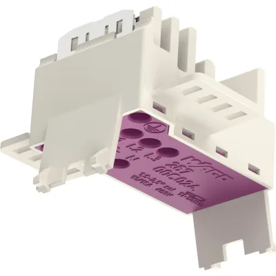 RIDI Netzeinspeiseteil VL2NE-7S 2200001 | End-Einspeisung 7-polig | LINIA EVO | stromführend, ölfest, IP20/IP54 | grau
