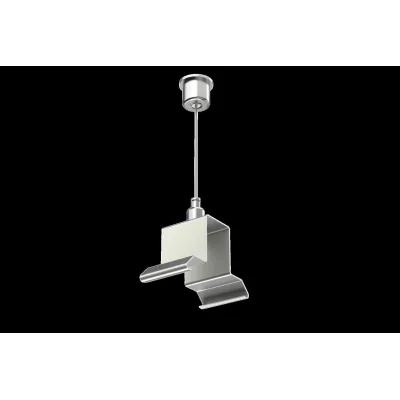 RIDI Seilaufhängung VL2THSD 2200018 | LINIA EVO Aufhänger | 1,5m Seil | Deckenbefestiger bis 40° | 20kg Tragkraft