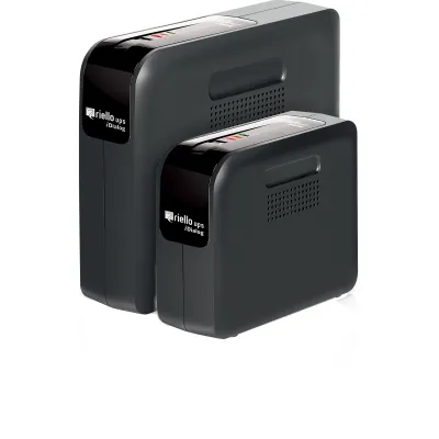 Riello USV-Anlage IDG 400 | Off-Line 400VA 240W | 4x IEC C13 | USB & RS-232 | 6–15 min Überbrückung | Standgerät