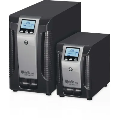 Riello Online USV SEP 3000-5 | 3000VA 2700W | VFI-SS-111 | LCD | USB RS232 SNMP | Standgerät | 8x C13 1x C19 | Schwarz