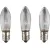 Bild: HELLUM Riffelkerze 918137 | Ersatzlampe für 10er Lichterkette | 23V 3W E10 | klar | für innen & außen | 3er Pack