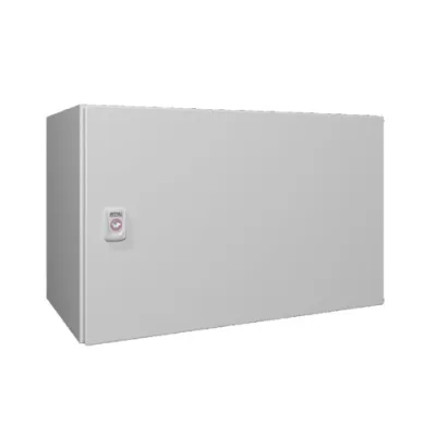 RITTAL Wandgehäuse AX IT 7641.350 | 19" Profilschienen | 7 HE | 600x380x350 mm | Stahl pulverbeschichtet | grau RAL 7035