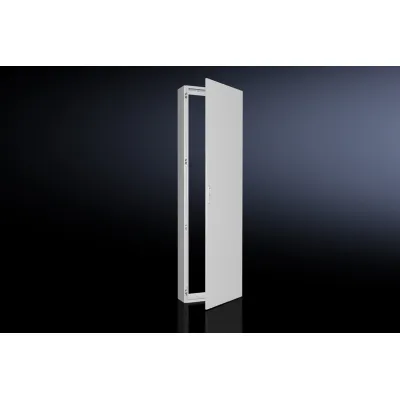 Rittal Abdeckhaube mit Tür VX 8609.230 | Schutzhaube Schaltschrank 2000x600 mm | Stahl pulverbeschichtet | RAL7035