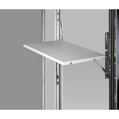 Rittal Ablagepult PS 4638.600 | für 600 mm Türbreite | 413x400 mm | Stahl pulverbeschichtet | grau RAL 7035 | max. 30 kg