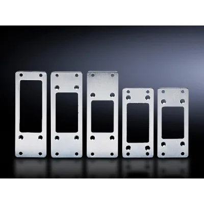 Rittal Adapterplatte SZ 2402.000 | Polzahlreduzierung 16 auf 6 Pole | Stahl | rechteckige Aussparung | VE=5