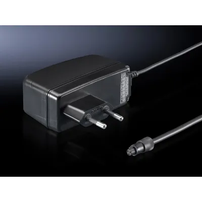 Rittal Adapternetzteil SZ 4315.860 | 230V AC / 24V DC | 1A | für LED Systemleuchten | Steckernetzteil | Schwarz