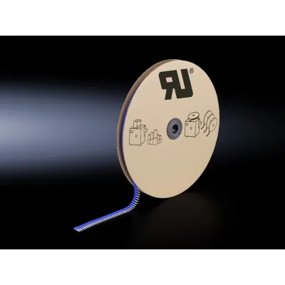 Rittal Aderendhülse AS 4050.750 | 2,5 mm² | 8 mm Länge | Crimpautomaten | Bandware | Kupfer | AWG 14 | blau