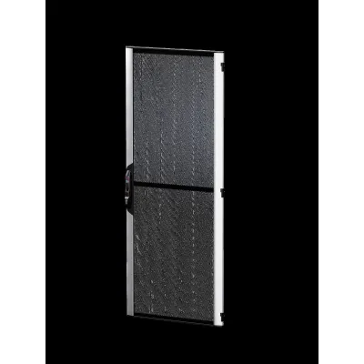 RITTAL Aluminium-Stahlblechtür DK 5301.446 | belüftet für VX IT | 800x2000 mm | pulverbeschichtet | Lochblech 85%