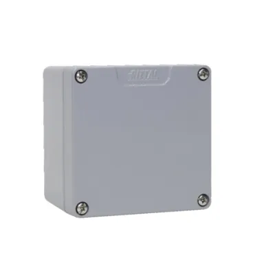 Rittal Aluminiumgehäuse GA 9108.210 | IP66 Leergehäuse | 122x120x80 mm | Aluminiumguss | Grau RAL 7001