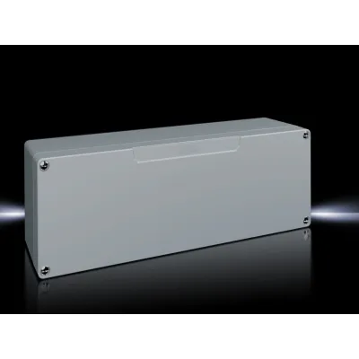 Rittal Aluminiumgehäuse GA 9111.210 | Leergehäuse IP66 | 360x122x80mm | Aluminiumguss | pulverbeschichtet | grau