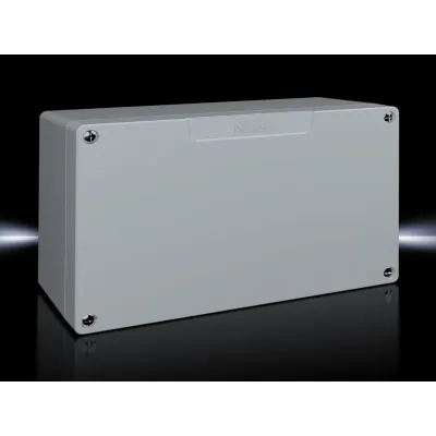 Rittal Aluminiumgehäuse GA 9113.210 | IP66 | 260x160x90 mm | pulverbeschichtet | schlagfest IK08 | grau RAL7001