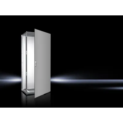 RITTAL VX Anreih-Schranksystem 8455.000 | Schaltschrank Edelstahl IP55 | 800x1800x500 mm | 1-türig | mit Montageplatte