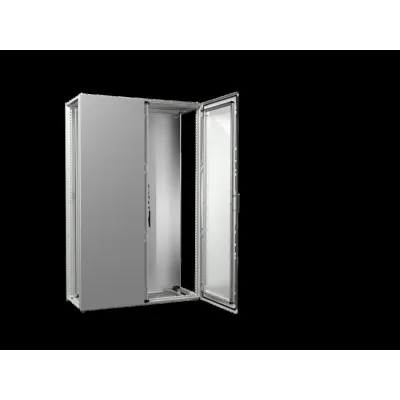 Rittal Anreih-Schranksystem VX25 8080.000 | Schaltschrank IP55 | 1000x1800x400 mm | Stahlblech | 2-türig | grau