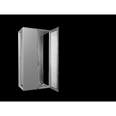 Rittal Anreih-Schranksystem VX 8006.000 Schaltschrank | IP55 | 2-türig | 1000x2000x600mm | Stahl | Montageplatte | grau