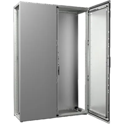 Rittal Anreih-Schranksystem VX25 8284.000 | Schaltschrank IP55 | 2-türig | 1200x1800x400mm | Stahlblech | Grau RAL7035