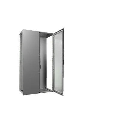 RITTAL VX25 Anreih-Schaltschrank 8226.000 | IP55 | 1200x2200x600 mm | Stahl | 2-türig | Montageplatte | grau RAL 7035