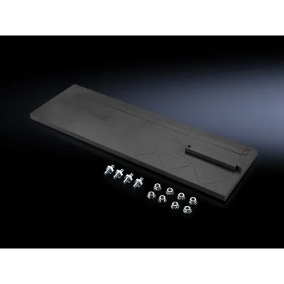 Rittal Anreihsatz SZ 1199.100 | Verbinder für AX, KX, AE, KL | Montage ohne Gewindeschneiden | 800x350 mm | schwarz