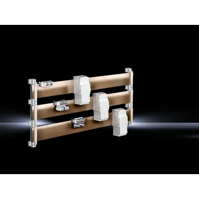 Rittal Anschlussblock SV 9677.910 | 1-polig | 1600A | 690V | Abgang oben/unten | 80x20mm | 60mm Schienenabstand