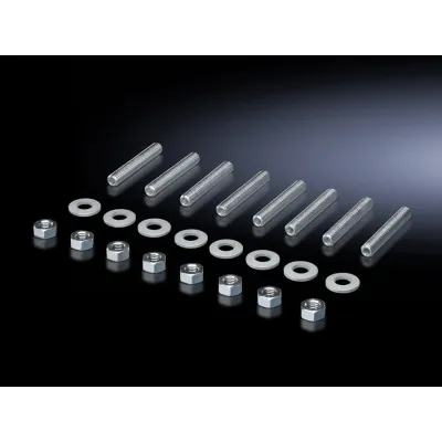 RITTAL Gewindebolzen M10x80mm SV 9676.977 | Stahl | vollgewinde | verzinkt | Länge 80mm | Maxi-PLS VE8