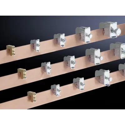 Rittal Leiteranschlussklemmen SV 3459.500 | Sammelschienenklemme 70-185mm² | Klemmraum 22,5x20mm | Stahl | VE=15 Stück