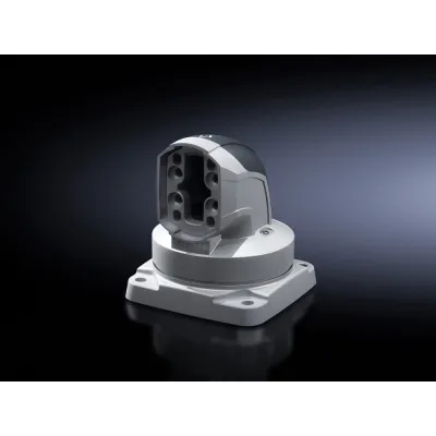 Rittal Aufsatzgelenk System 60 CP 6206.700 | Tragarmsystem Verbindung | schwenkbar | Metall | 146x158mm | grau RAL 7035