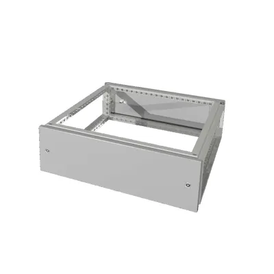 RITTAL VX Aufsatzmodul 8618.501 | Dachbeplankung | 600x600 mm | Stahl pulverbeschichtet | RAL7035 grau | Höhe 200 mm