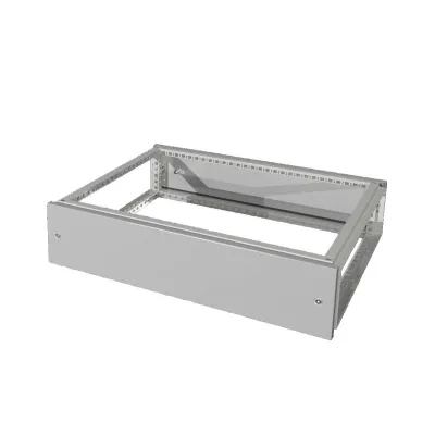 RITTAL VX Aufsatzmodul 8618.511 | Dachbeplankung | 800x600 mm | Stahl pulverbeschichtet | Höhe 200 mm | RAL 7035 Grau