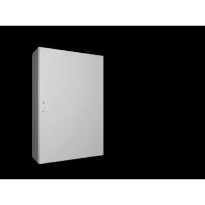 RITTAL Kompakt-Schaltschrank AX 1280.000 | IP66 | 800x1200x300 mm | Stahl pulverbeschichtet | Montageplatte | RAL 7035