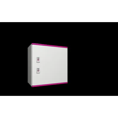 RITTAL Kompakt-Schaltschrank AX 1444.000 | Kunststoff IP66 | B400xH400xT200 mm | mit Montageplatte | grau
