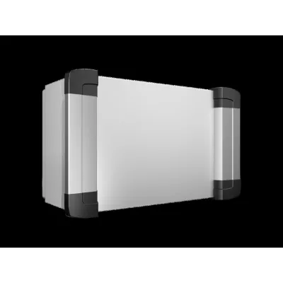 RITTAL AX Bediengehäuse 6320.050 | Stahl pulverbeschichtet | 300x200x155mm | Griffleisten Aluminium | IP55 | RAL7035